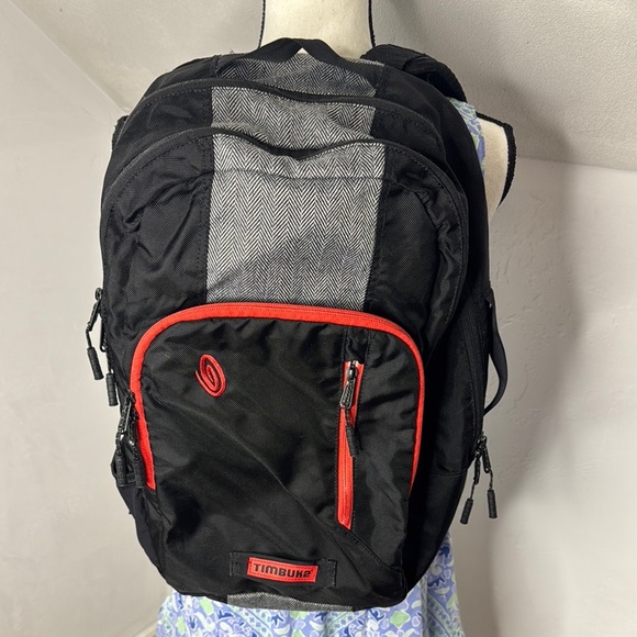 Timbuk2 Black and Red Men's Backpack TOT7792 - Picture 14 of 15